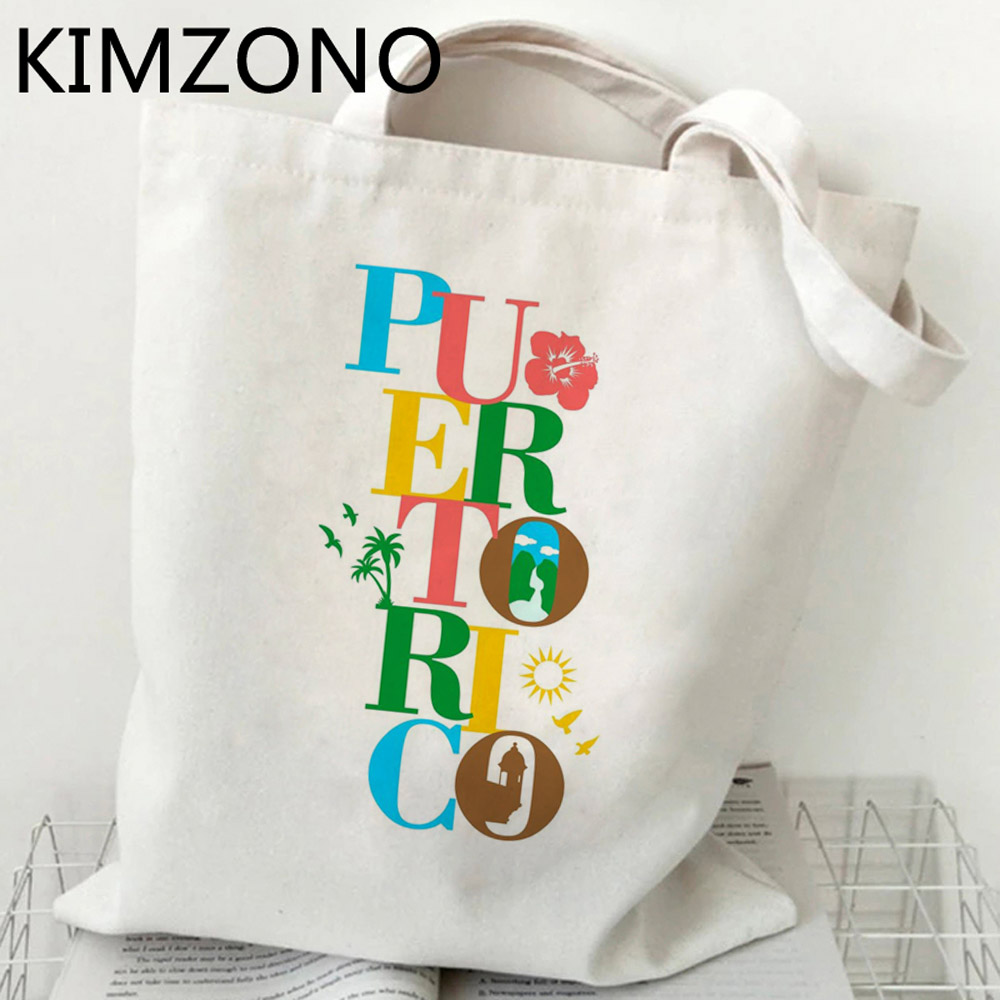 Women Bags Jute - Puerto Rico shopping bag bolsa recycle
