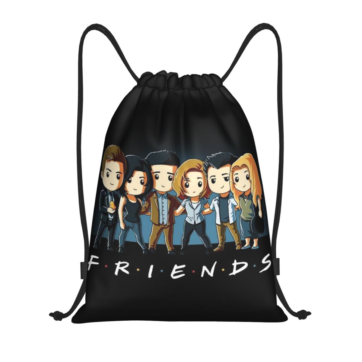 Women'S Yoga Bags - Custom Friends Characters Cartoon Aime Drawstring