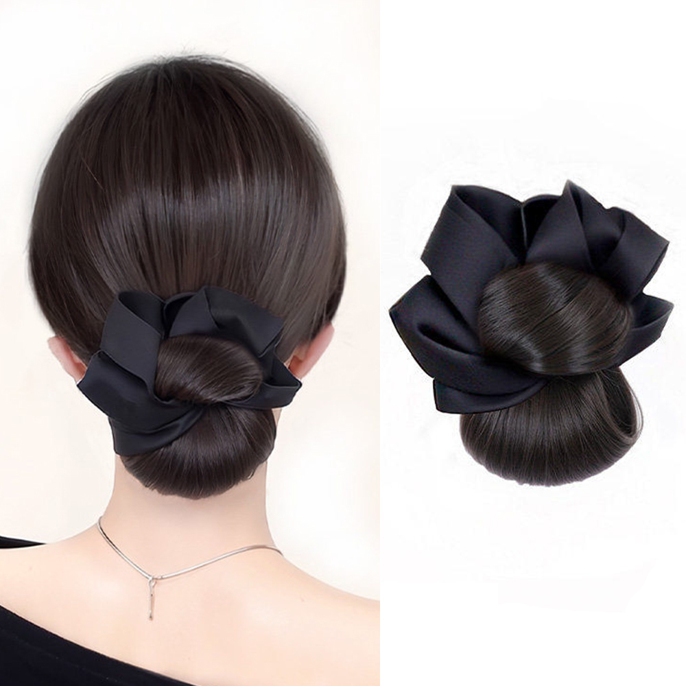 Women Bags Daily Use - Low Synthetic Bun Ponytail Hair Natural