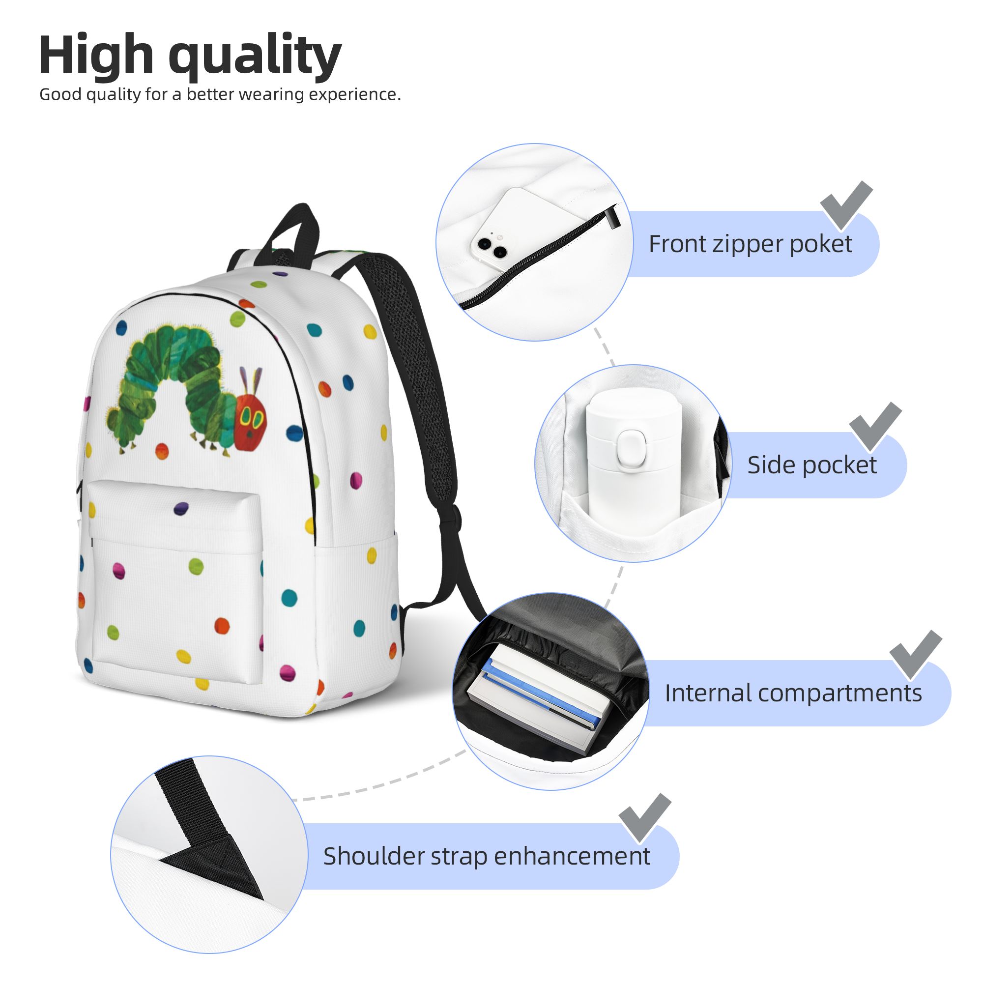 Very Hungry Caterpillars Dots  - Women'S Bags Very recension och pris
