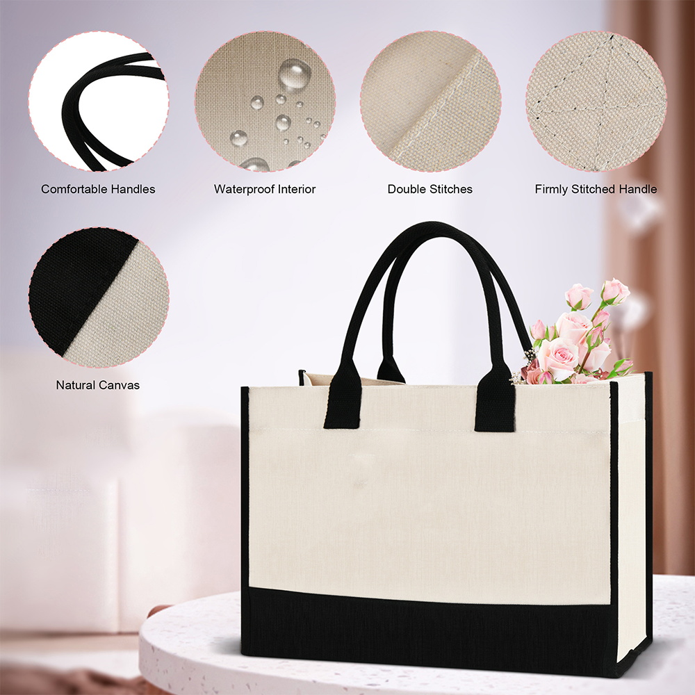 Beach Bag Elegant Ladies Jute  - Women Bags Jute recension och pris