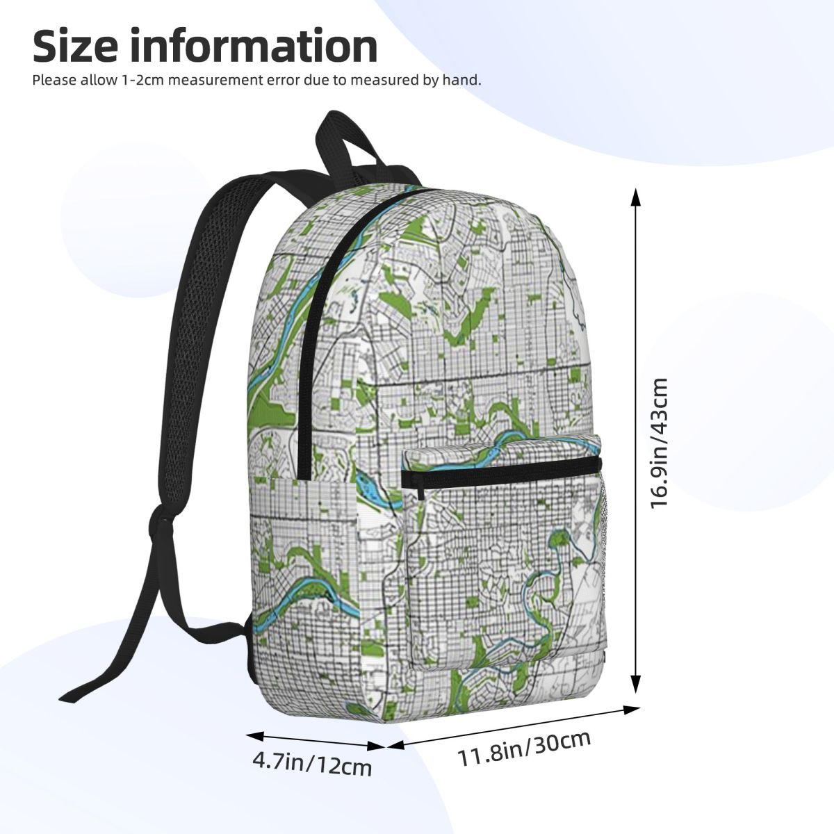 Calgary Canada - Artistic Map  - Women Bags In Canada recension och pris