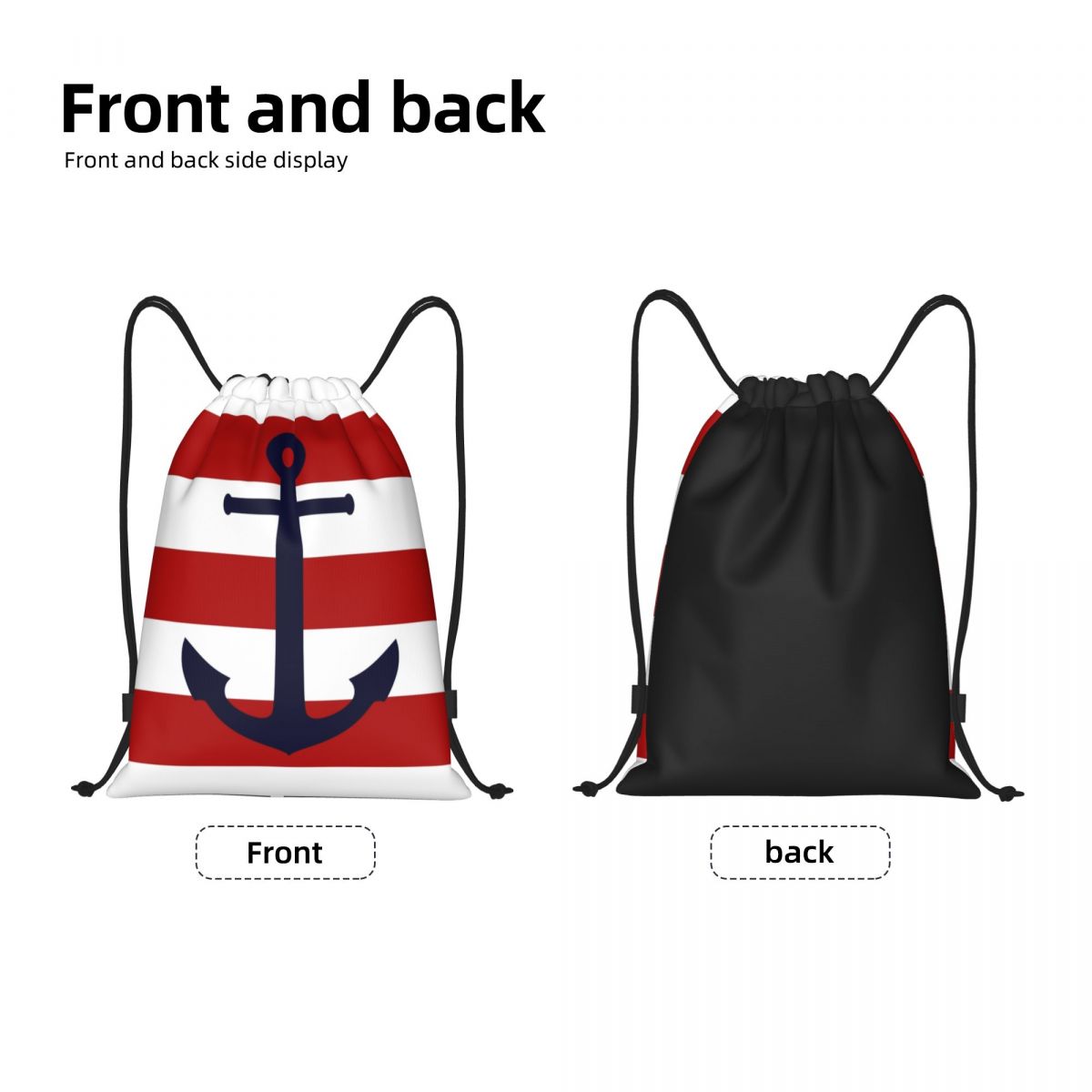 Nautical Navy Blue Anchor On R - Women'S Yoga Bags recension och pris