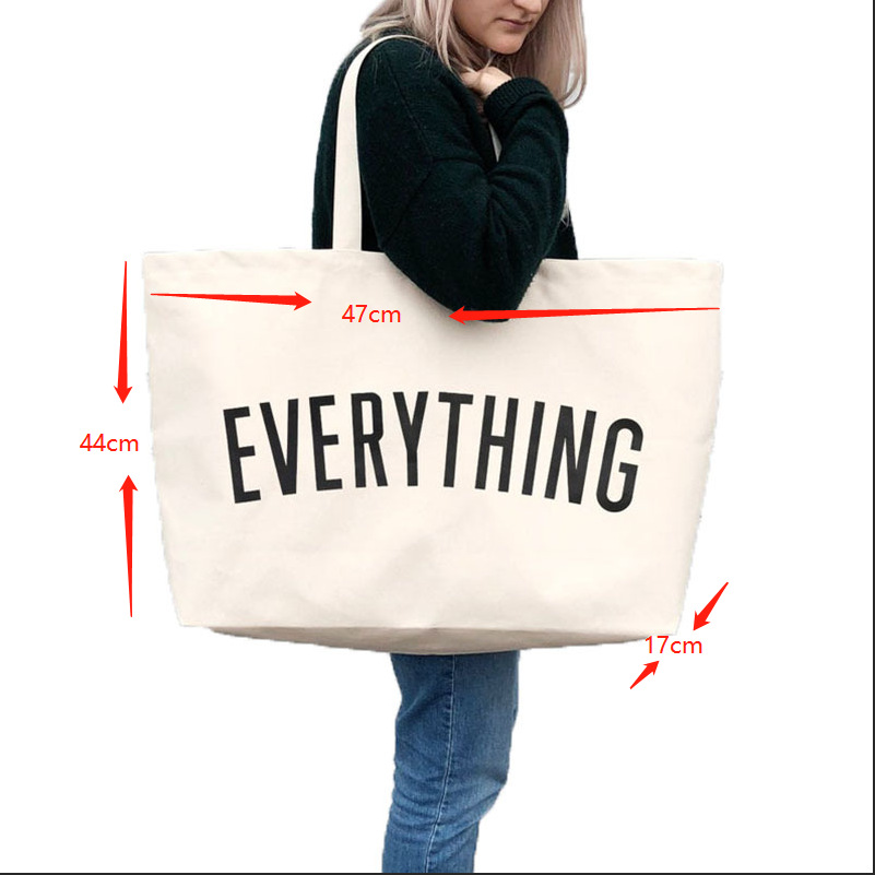 Large Capacity Canvas Tote Bag - Women Bags Low Price recension och pris