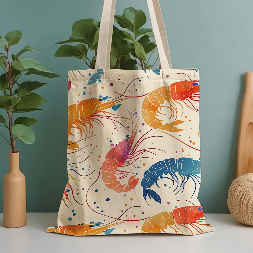 Colorful Shrimp Pattern Tote B - Women'S Bags Very recension och pris