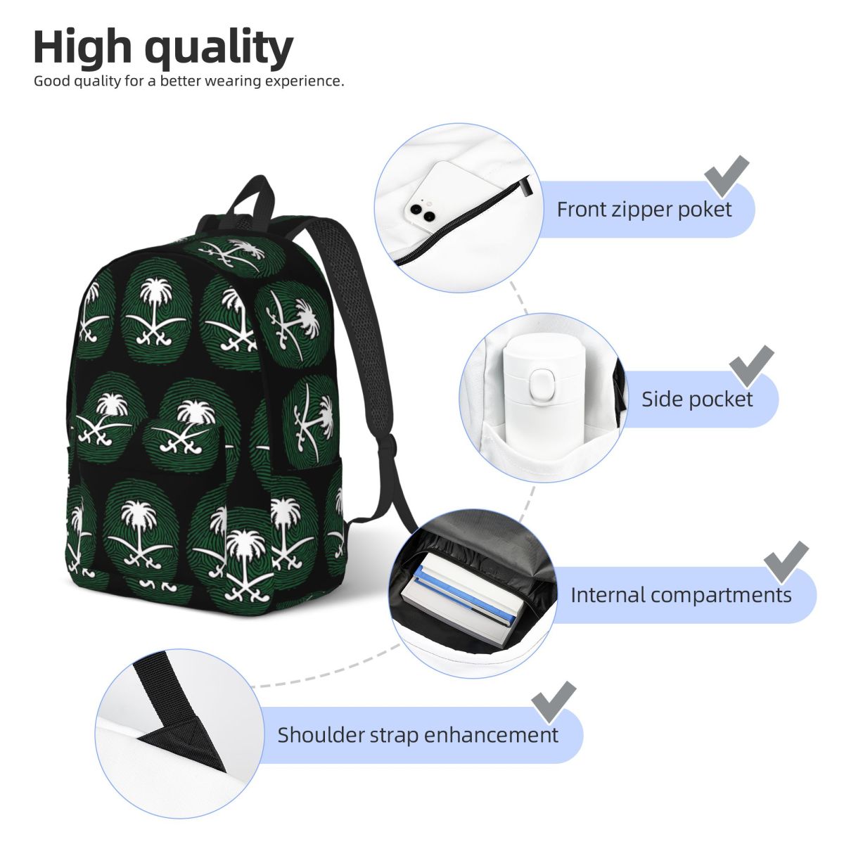 Kingdom Of Saudi Arabia KSA Fl - Women Bags Ksa recension och pris
