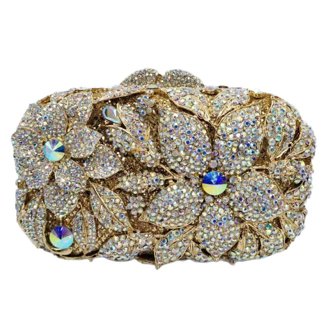 Lemon Yellow Rhinestone Clutch - Women Bags With Wallet recension och pris