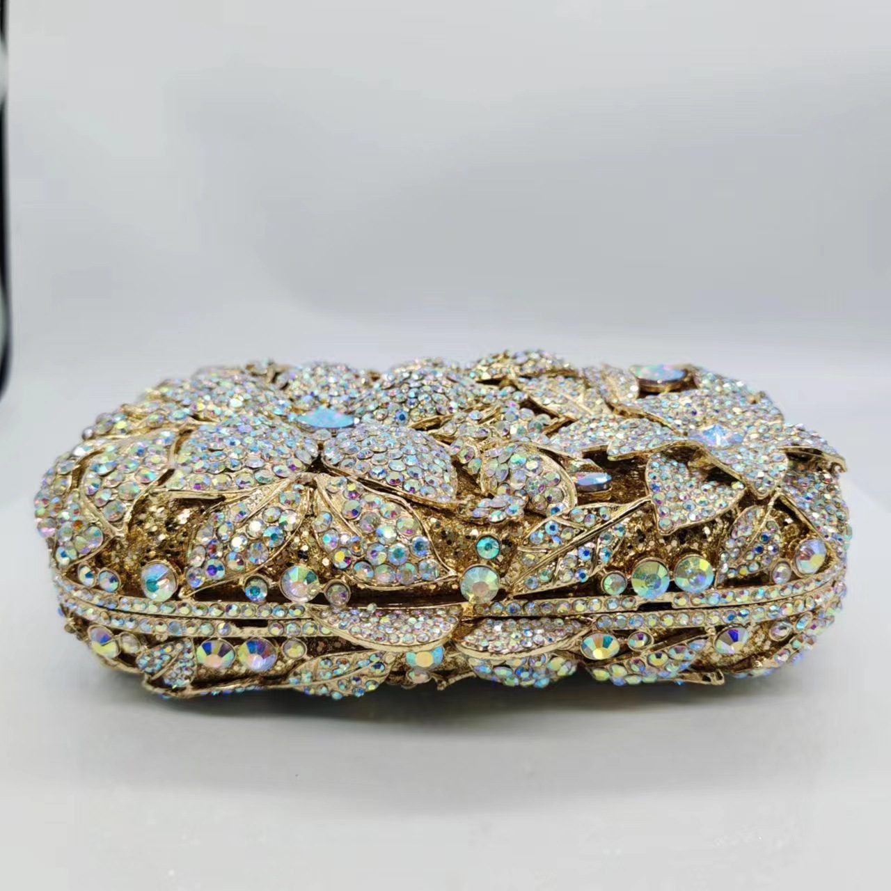 Lemon Yellow Rhinestone Clutch - Women Bags With Wallet recension och pris