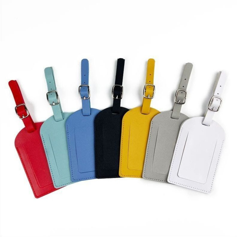 1PC PU Leather Luggage Tag Sui - Women Bags Name recension och pris