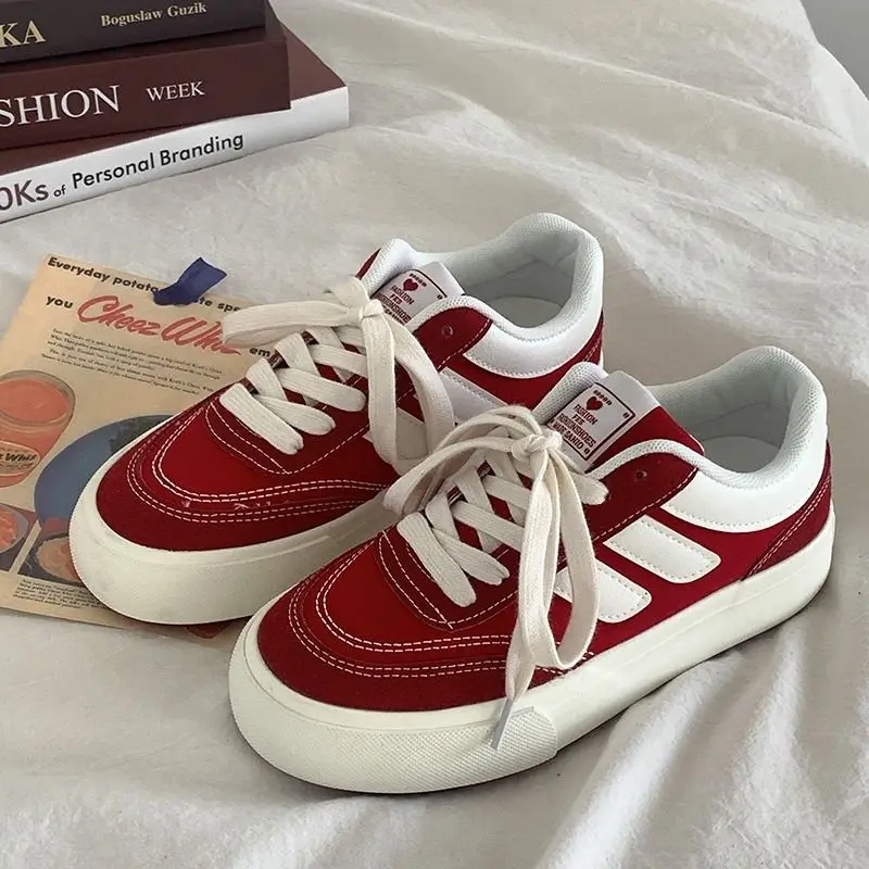 2024 New Red Women Vulcanize S - Vans Shoes Old Skool recension och pris