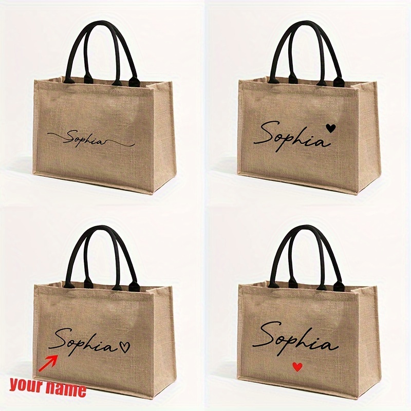 Custom Name Pattern Shopping P - Women Bags Name recension och pris