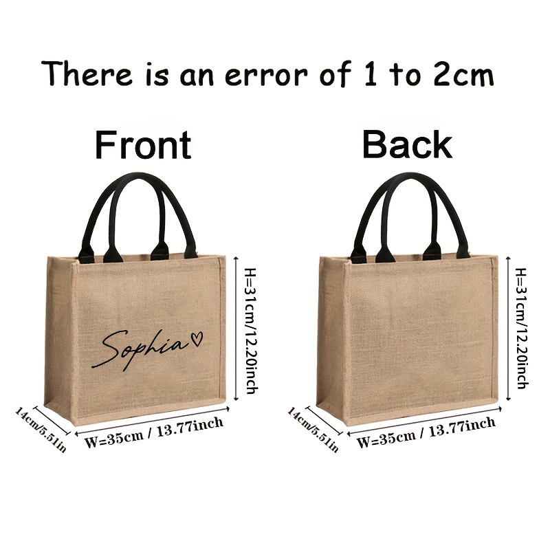Custom Name Pattern Shopping P - Women Bags Name recension och pris