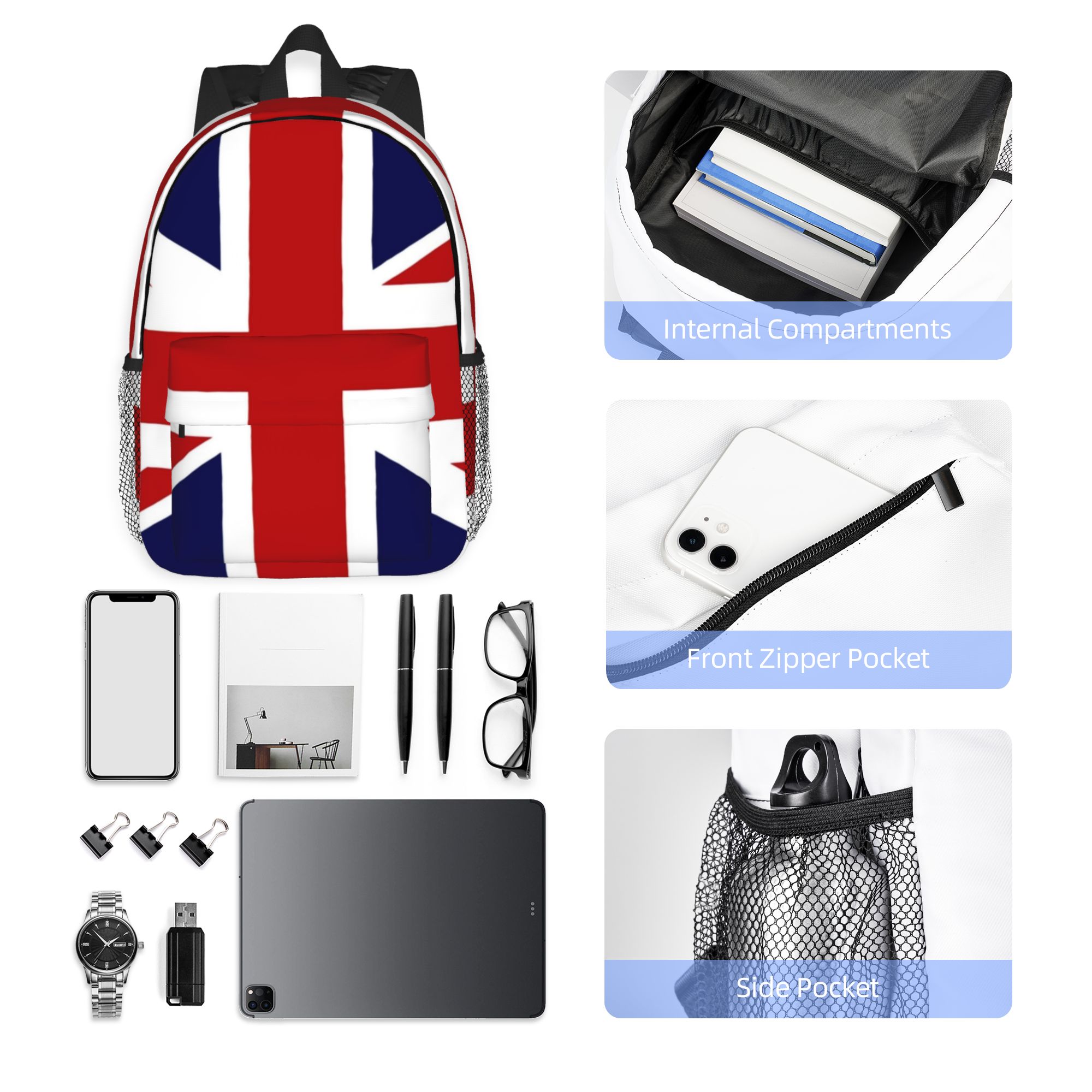 Union Jack Flag Of The UK Back - Women Bags Uk Sale recension och pris