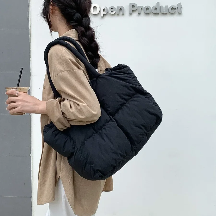 Cotton Padded Tote Large Quilt - Women Bags Low Price recension och pris