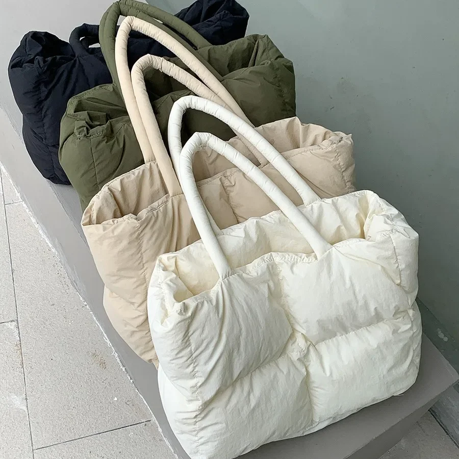Cotton Padded Tote Large Quilt - Women Bags Low Price recension och pris