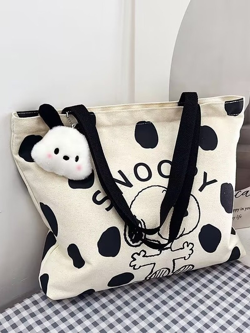 Cartoon Snoopy Canvas Shoulder - Women Bags Daily Use recension och pris