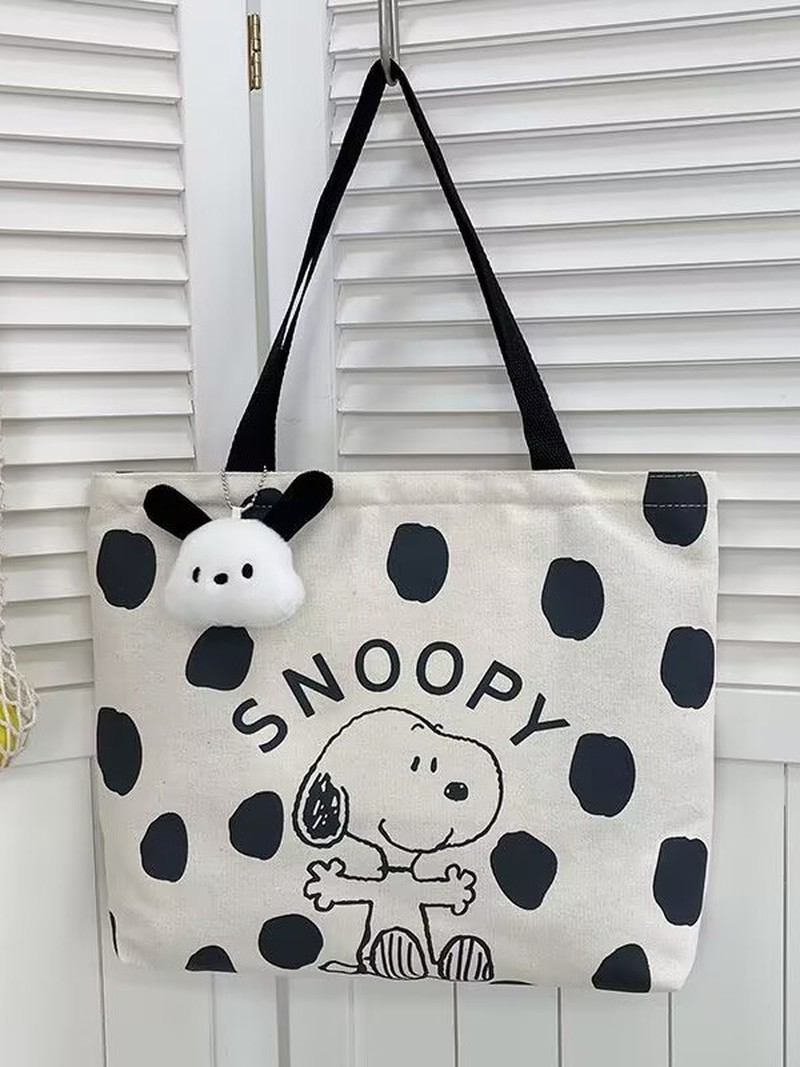 Cartoon Snoopy Canvas Shoulder - Women Bags Daily Use recension och pris