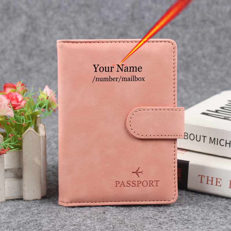 Magnetic Button Passport Cover - Women Bags Name recension och pris