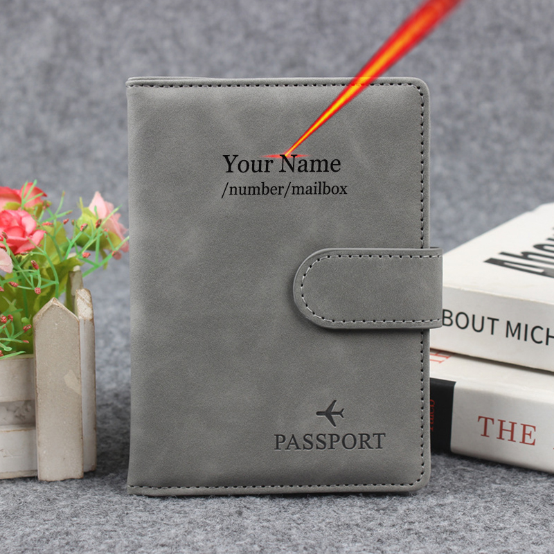 Magnetic Button Passport Cover - Women Bags Name recension och pris