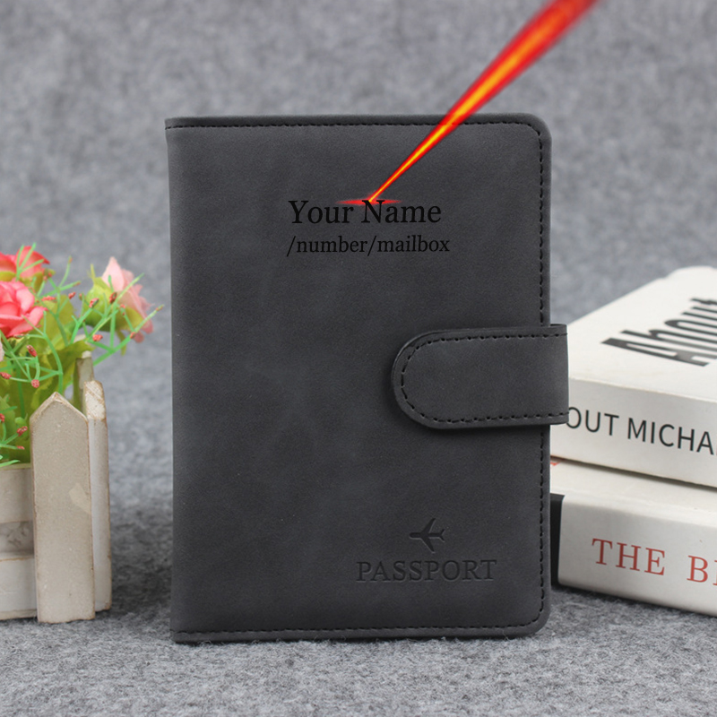 Magnetic Button Passport Cover - Women Bags Name recension och pris