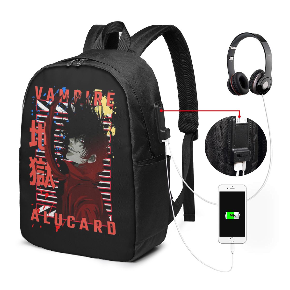 Alucard Hellsing Manga Backpac - Women'S Bag recension och pris