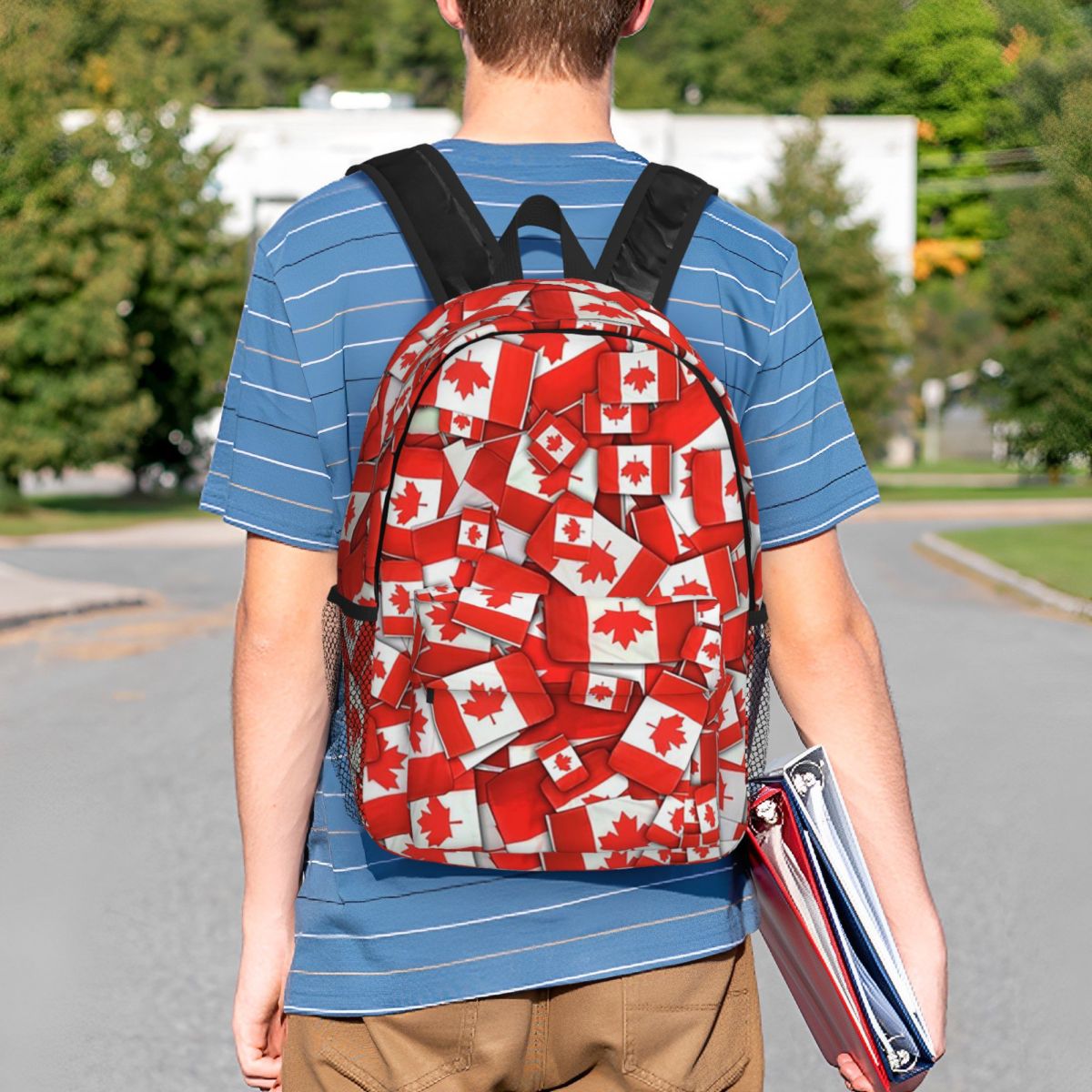 Canada Flag Pattern Backpack H - Women Bags In Canada recension och pris