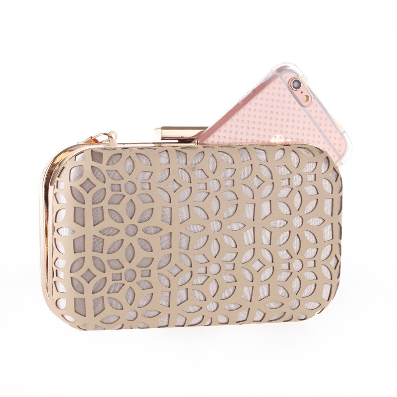 Hollow PU Diamond Dinner Bag W - Women Bags With Wallet recension och pris