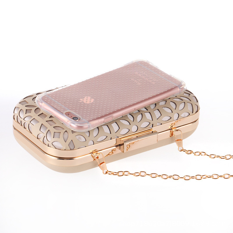 Hollow PU Diamond Dinner Bag W - Women Bags With Wallet recension och pris