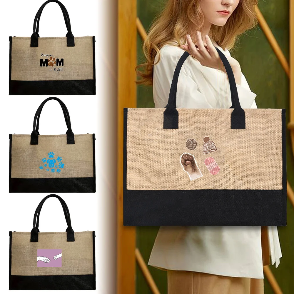2026 Jute Bags Reusable and Wa - Women Bags Jute recension och pris