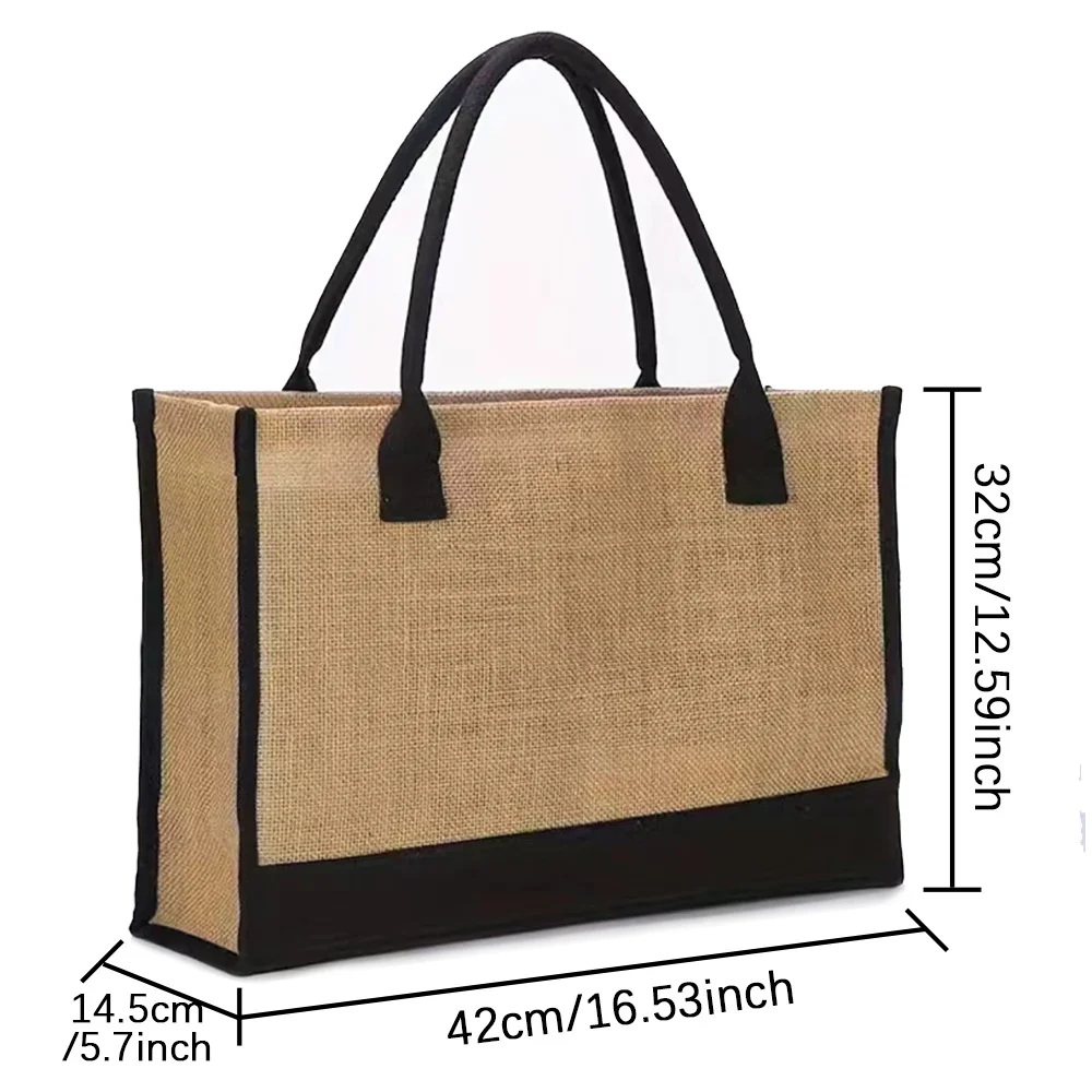 2026 Jute Bags Reusable and Wa - Women Bags Jute recension och pris