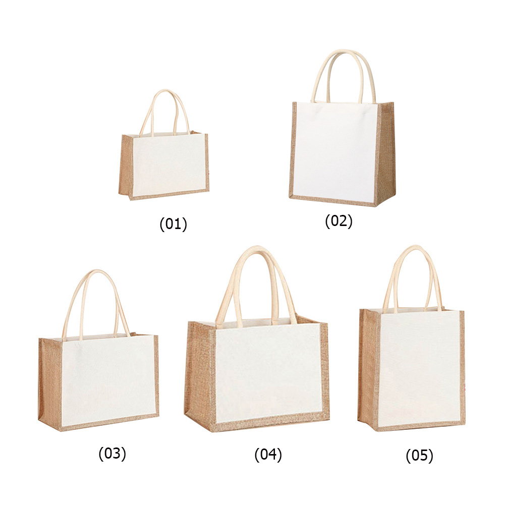Women Grocery Tote Handbag Lar - Women Bags Jute recension och pris