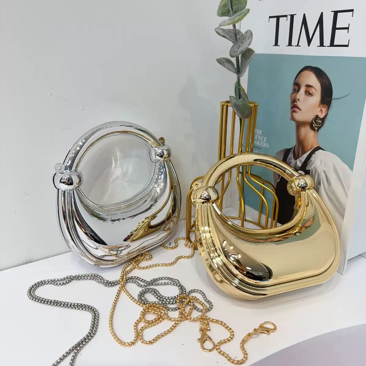 Mini Golden Evening Bag Purses - Women Bags Daily Use recension och pris