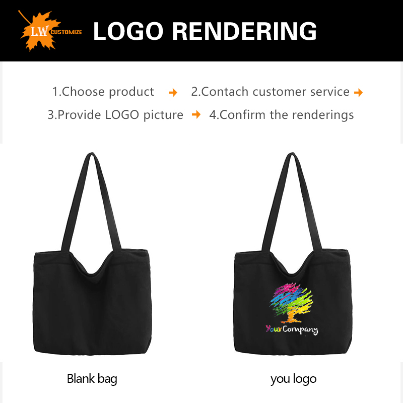 Customized Logo Tote Bag Large - Women Bags Name recension och pris