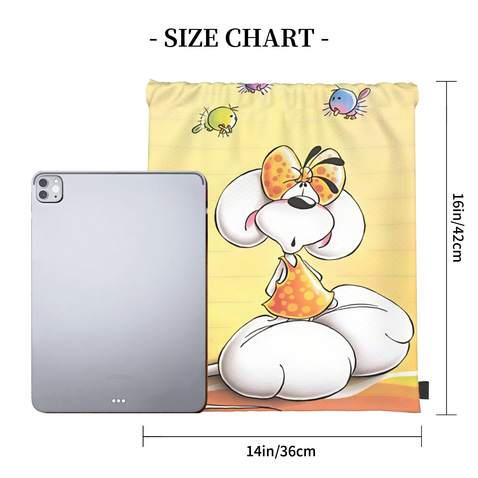 Cartoon D-Diddl Drawstring Bag - Women'S Yoga Bags recension och pris