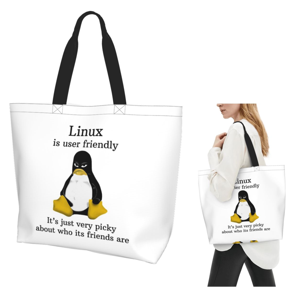 Linux Is User Friendly Its Jus - Women'S Bags Very recension och pris
