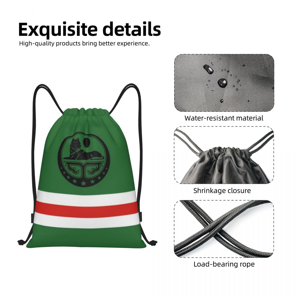 Custom Chechen Borz Drawstring - Women'S Yoga Bags recension och pris