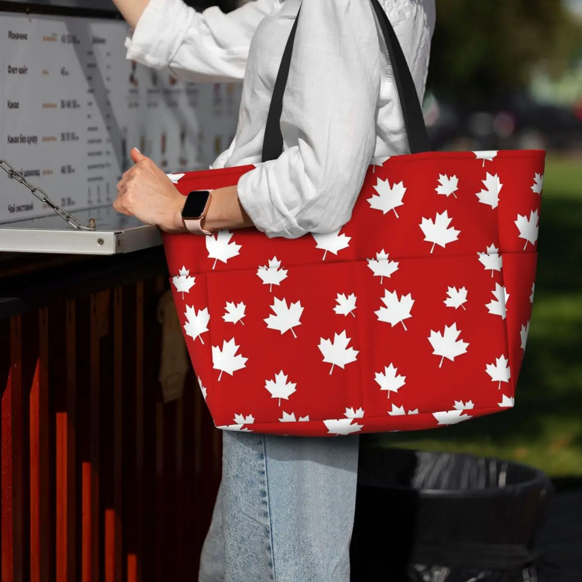 Canada Maple Leaf Flag Pattern - Women Bags In Canada recension och pris