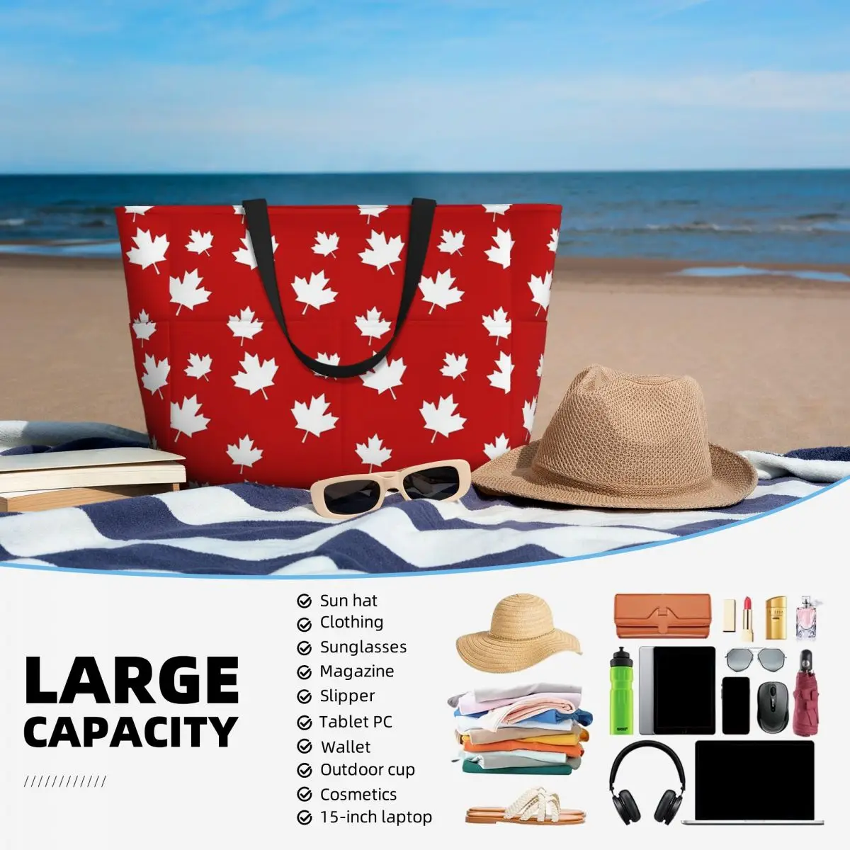 Canada Maple Leaf Flag Pattern - Women Bags In Canada recension och pris